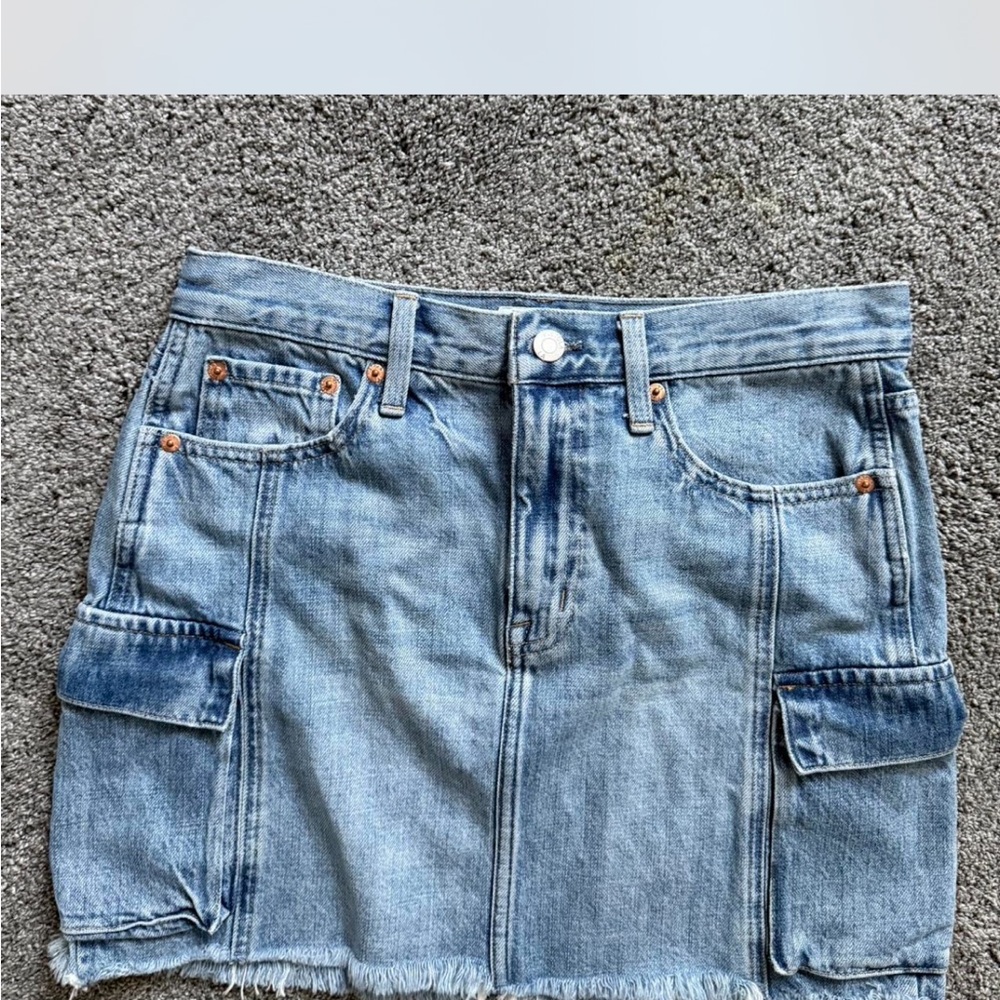 Pistola Blue Denim Pencil Skirt